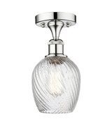 Semi-Flush Mts. Glass Down by Innovations ( 405 | 616-1F-PC-G292 Edison ) 