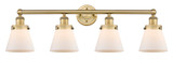 Bathroom Fixtures Four Lights by Innovations ( 405 | 616-4W-BB-G61 Edison ) 