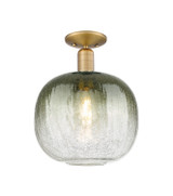 Semi-Flush Mts. Glass Down by Innovations ( 405 | 716-1C-BB-G481-10SL Arcadia ) 