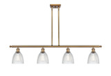 Linear/Island 4 Light + by Innovations ( 405 | 516-4I-BB-G382-LED Ballston ) 