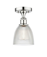Semi-Flush Mts. Glass Down by Innovations ( 405 | 616-1F-PC-G382 Edison ) 