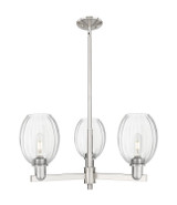 Mid. Chandeliers Glass Up by Innovations ( 405 | 716-3CR-SN-G459-6CL Arcadia ) 