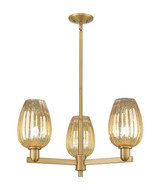 Mid. Chandeliers Glass Up by Innovations ( 405 | 716-3CR-BB-G457-6ME Arcadia ) 