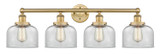 Bathroom Fixtures Four Lights by Innovations ( 405 | 616-4W-BB-G72 Edison ) 