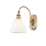 Sconces Single Glass by Innovations ( 405 | 518-1W-BB-GBD-751 Ballston ) 