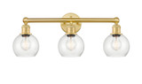 Bathroom Fixtures Three Lights by Innovations ( 405 | 616-3W-SG-G124-6 Edison ) 