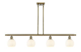 Linear/Island 4 Light + by Innovations ( 405 | 516-4I-AB-G1217-6WV Ballston ) 