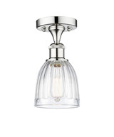 Semi-Flush Mts. Glass Down by Innovations ( 405 | 616-1F-PC-G442 Edison ) 