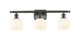 Bathroom Fixtures Three Lights by Innovations ( 405 | 516-3W-OB-G1217-6WV Ballston ) 