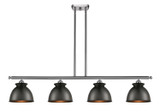 Linear/Island 4 Light + by Innovations ( 405 | 516-4I-SN-M14-BK Ballston ) 