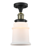 Semi-Flush Mts. Glass Down by Innovations ( 405 | 517-1CH-BAB-G181-LED Franklin Restoration ) 