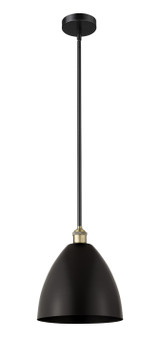 Mini Pendants Metal Shade by Innovations ( 405 | 616-1S-BAB-MBD-12-BK Edison ) 