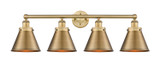 Bathroom Fixtures Four Lights by Innovations ( 405 | 616-4W-BB-M13-BB Franklin Restoration ) 