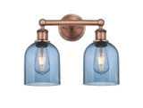 Bathroom Fixtures Two Lights by Innovations ( 405 | 616-2W-AC-G558-6BL Edison ) 