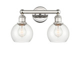 Bathroom Fixtures Two Lights by Innovations ( 405 | 616-2W-PN-G122-6 Edison ) 