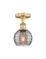 Semi-Flush Mts. Glass Down by Innovations ( 405 | 616-1F-BB-G1213-6SM Edison ) 