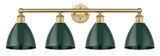 Bathroom Fixtures Four Lights by Innovations ( 405 | 616-4W-BB-MBD-75-GR Edison ) 