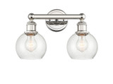 Bathroom Fixtures Two Lights by Innovations ( 405 | 616-2W-PN-G124-6 Edison ) 