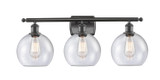 Bathroom Fixtures Three Lights by Innovations ( 405 | 516-3W-OB-G124-8 Ballston ) 