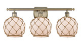 Bathroom Fixtures Three Lights by Innovations ( 405 | 516-3W-AB-G121-8RB Ballston ) 