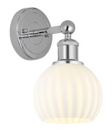 Sconces Single Glass by Innovations ( 405 | 616-1W-PC-G1217-6WV Edison ) 