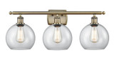 Bathroom Fixtures Three Lights by Innovations ( 405 | 516-3W-AB-G122-8 Ballston ) 