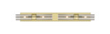 Bathroom Fixtures Cylindrical / Linear by Innovations ( 405 | 617S-4W-AB-G617-8SM Downtown Urban ) 