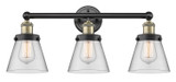 Bathroom Fixtures Three Lights by Innovations ( 405 | 616-3W-BAB-G62 Edison ) 