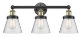 Bathroom Fixtures Three Lights by Innovations ( 405 | 616-3W-BAB-G64 Edison ) 