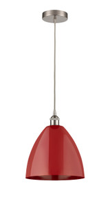 Pendants Metal Shade by Innovations ( 405 | 616-1P-SN-MBD-12-RD Edison ) 