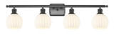 Bathroom Fixtures Four Lights by Innovations ( 405 | 516-4W-OB-G1217-6WV Ballston ) 
