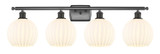 Bathroom Fixtures Four Lights by Innovations ( 405 | 516-4W-OB-G1217-8WV Ballston ) 