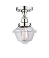 Semi-Flush Mts. Glass Down by Innovations ( 405 | 616-1F-PC-G532 Edison ) 