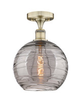 Semi-Flush Mts. Glass Down by Innovations ( 405 | 616-1F-AB-G1213-10SM Edison ) 