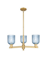 Mid. Chandeliers Glass Up by Innovations ( 405 | 716-3CR-BB-G559-5BL Arcadia ) 