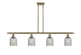 Linear/Island 4 Light + by Innovations ( 405 | 516-4I-AB-G257-LED Ballston ) 
