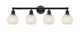 Bathroom Fixtures Four Lights by Innovations ( 405 | 616-4W-BK-G1216-6WM Edison ) 