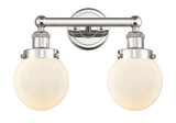 Bathroom Fixtures Two Lights by Innovations ( 405 | 616-2W-PN-G201-6 Edison ) 