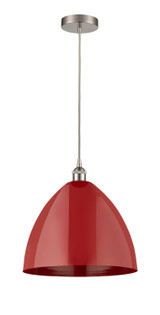 Pendants Metal Shade by Innovations ( 405 | 616-1P-SN-MBD-16-RD-LED Edison ) 