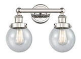 Bathroom Fixtures Two Lights by Innovations ( 405 | 616-2W-PN-G204-6 Edison ) 
