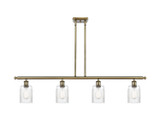 Linear/Island 4 Light + by Innovations ( 405 | 516-4I-AB-G342-LED Ballston ) 