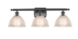 Bathroom Fixtures Three Lights by Innovations ( 405 | 516-3W-OB-G422-LED Ballston ) 