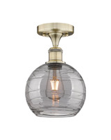 Semi-Flush Mts. Glass Down by Innovations ( 405 | 616-1F-AB-G1213-8SM Edison ) 