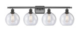 Bathroom Fixtures Four Lights by Innovations ( 405 | 516-4W-OB-G124-8-LED Ballston ) 