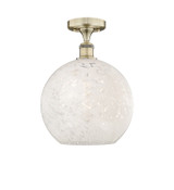 Semi-Flush Mts. Glass Down by Innovations ( 405 | 616-1F-AB-G1216-12WM Edison ) 