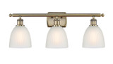 Bathroom Fixtures Three Lights by Innovations ( 405 | 516-3W-AB-G381-LED Ballston ) 