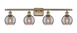 Bathroom Fixtures Four Lights by Innovations ( 405 | 516-4W-AB-G1213-6SM Ballston ) 