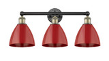 Bathroom Fixtures Three Lights by Innovations ( 405 | 616-3W-BAB-MBD-75-RD Edison ) 