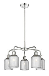 Mid. Chandeliers Glass Down by Innovations ( 405 | 516-5CR-PC-G559-5SM Downtown Urban ) 