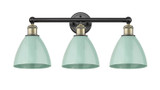 Bathroom Fixtures Three Lights by Innovations ( 405 | 616-3W-BAB-MBD-75-SF Edison ) 